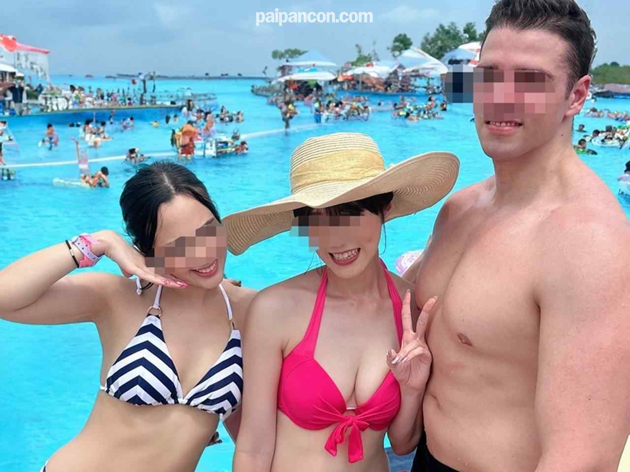 FC2-PPV-4680562 - 【女神と巨根】独りプールにいた優しい Fcup色白ピンク乳輪 おねえさん インバウンドカップルの美女と怪物ペニス交互の鬼攻め連続種付けに快楽堕ちで脳みそぶっ飛び中出し受け入れ【日本**喰われる】 thumbnail_3.jpg